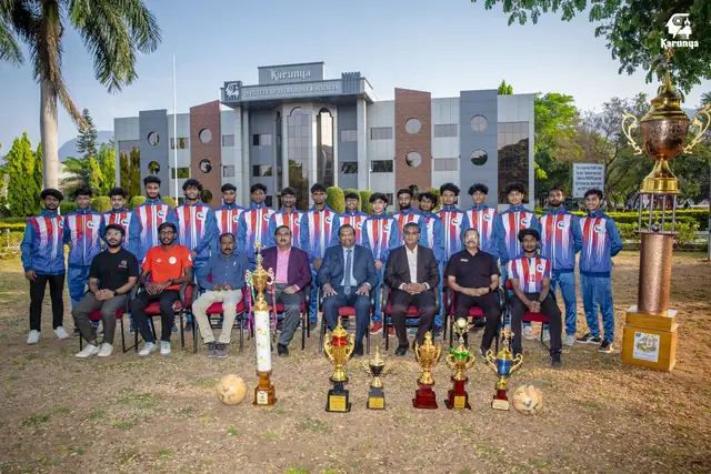 Karunya men's football team, 2023-24 season