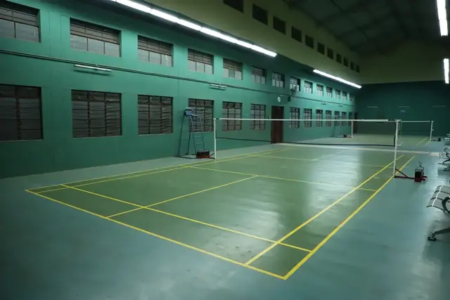 FDR indoor badminton court