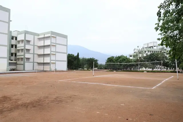 Orpah Residence volleyball court