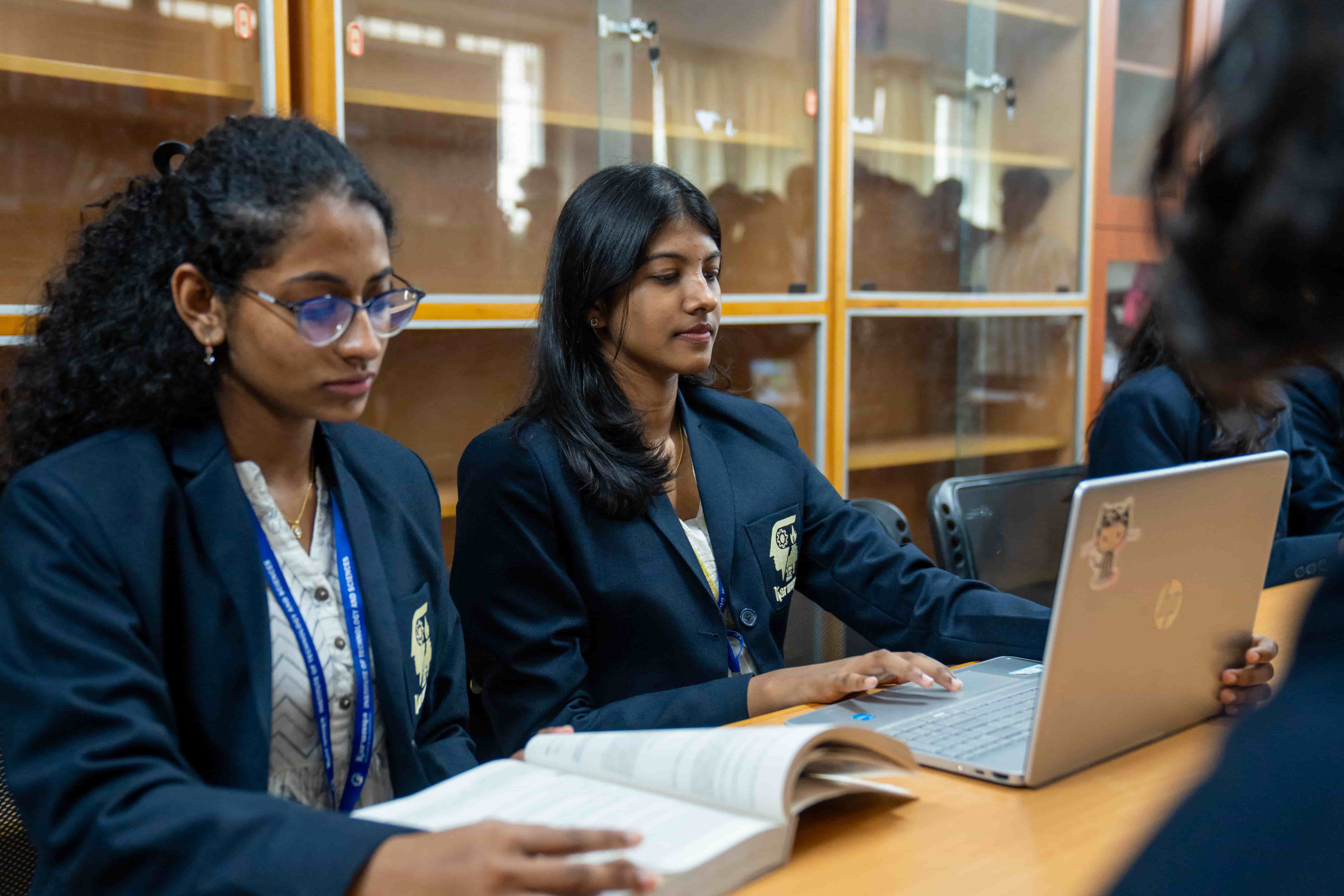 Students working on autonomous systems research