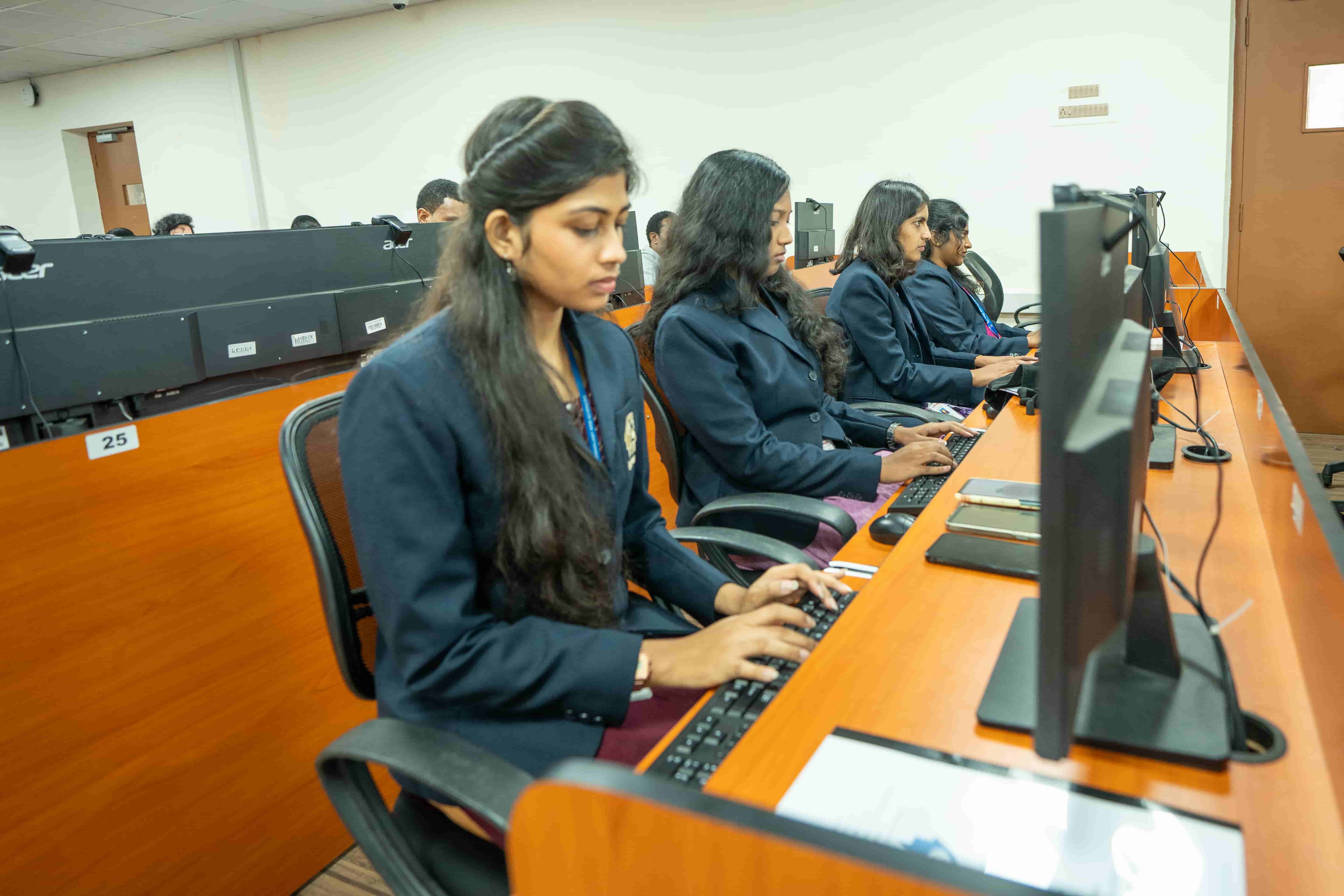 Students at computer lab