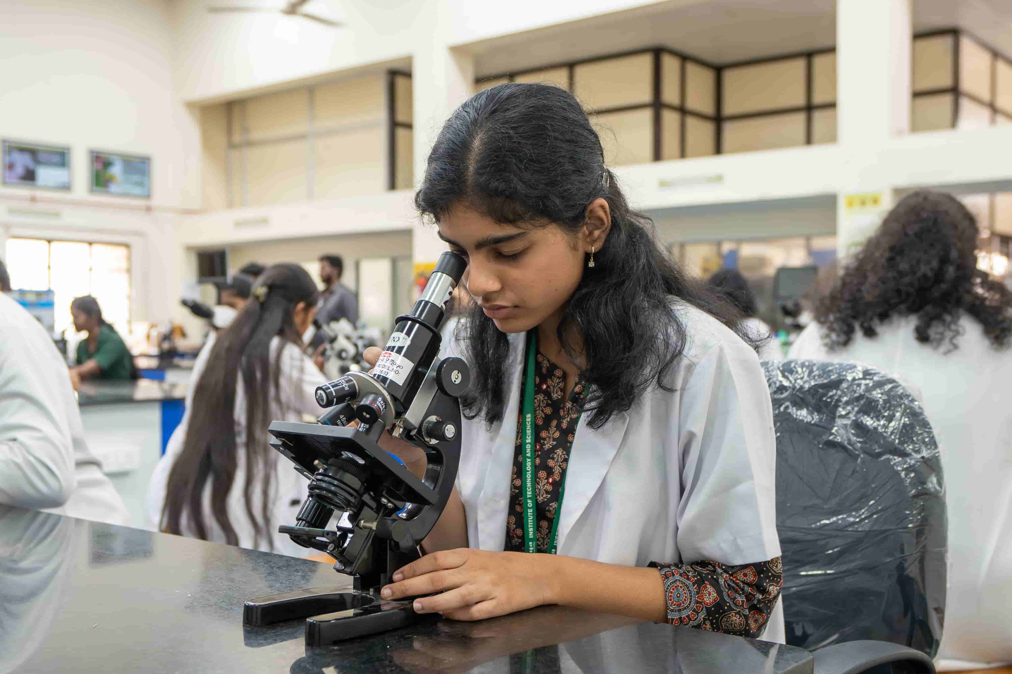 Students conducting agricultural research