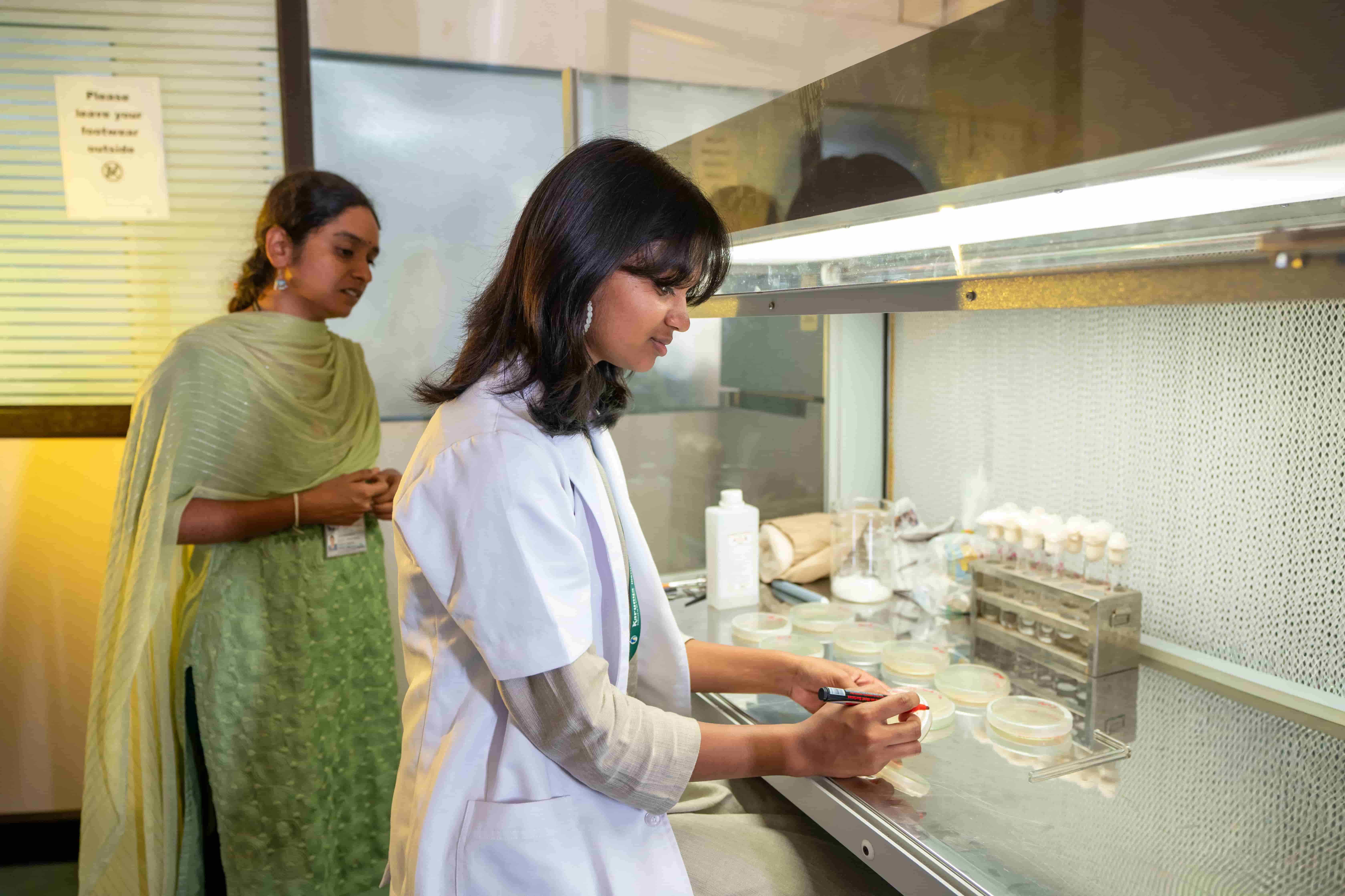 Agriculture field activity at Karunya campus