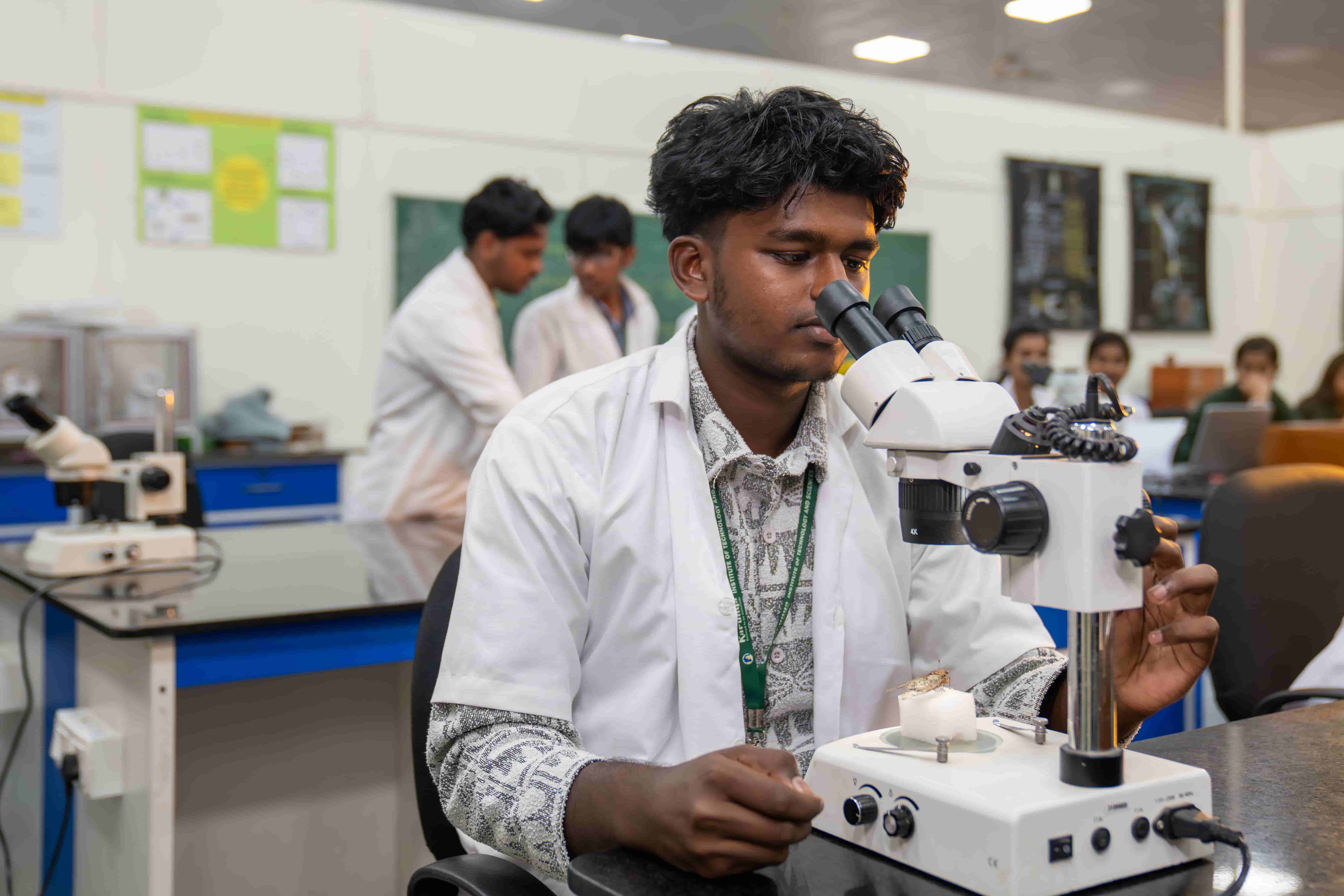 Students in the agriculture field