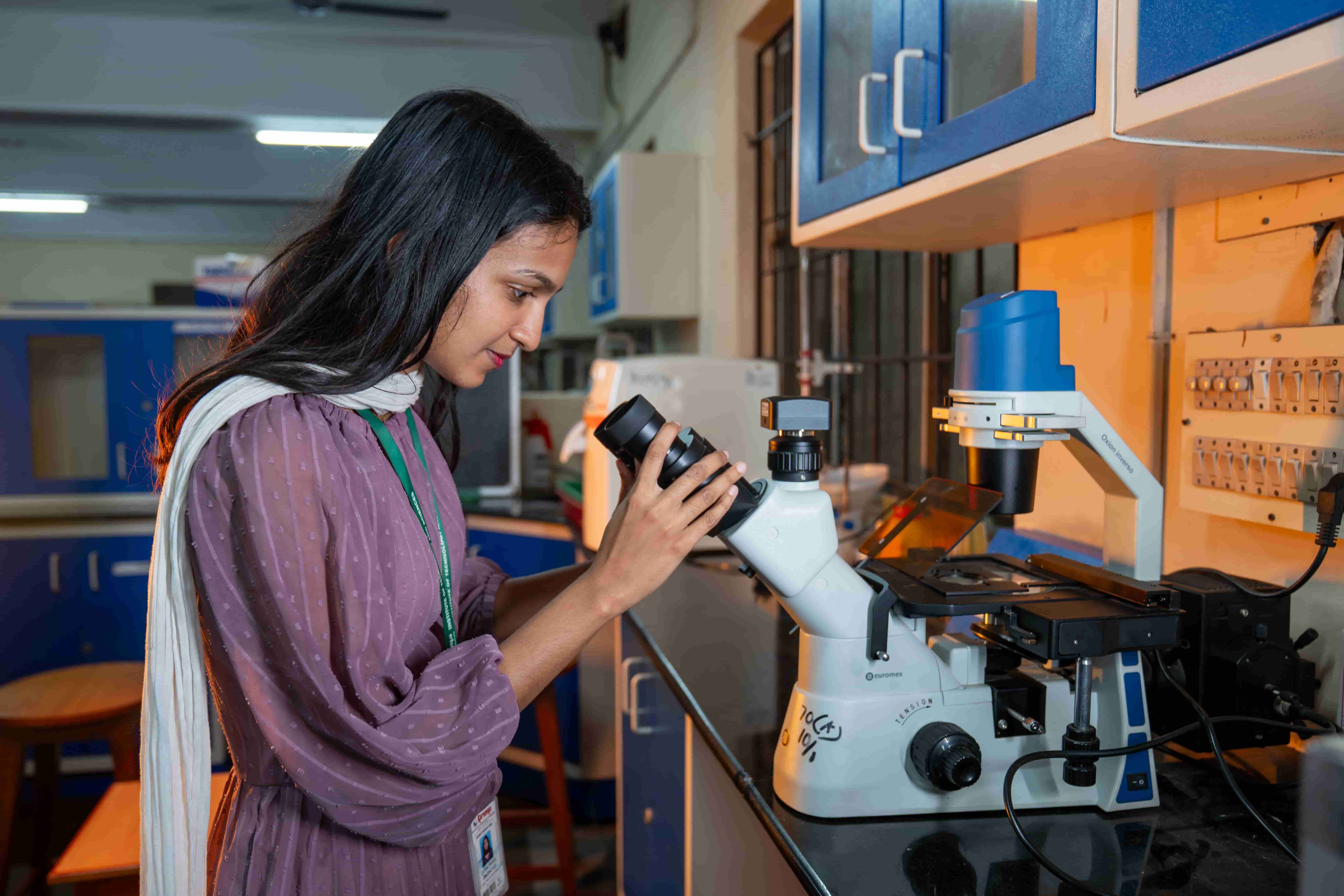 Students working in the Karunya agriculture fields